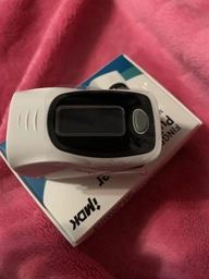 Пульсоксиметр на палець IMDK C101A3 для вимірювання пульсу і сатурації крові Pulse Oximeter з батарейками фото від покупців 5