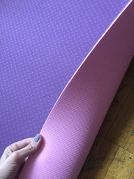 Коврик для йоги YogaLife TPE+TC ( Eco Friendly) 6 мм серый-черный (двухслойный спортивный каремат, мат для фитнеса, пилатеса) фото от покупателей 19