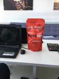 Гейнер AB PRO MASS 100 Whey Activator 2600 г Ананас-кокос (MASSXLABAC105) фото от покупателей 3