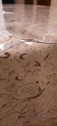 Мягкое стекло Силиконовая защитная скатерть для мебели Soft Glass 1.0х1.0 м (толщина 1.5мм) Прозрачная фото от покупателей 3