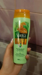Шампунь миндаль и мед Ватика Дабур Almond and honey shampoo Vatika dabur для питания волос 200 мл (00908) фото от покупателей 3