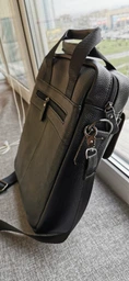 Сумка планшет через плечо мужская из натуральной кожи Laras K108859-brown Коричневая (ROZ6400008846) фото от покупателей 7