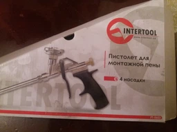 Пистолет для пены Intertool PT-0603 с никелевым покрытием + 4 насадки (PT-0603) фото от покупателей 6