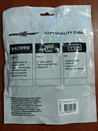 Кабель Maxxter HDMI - HDMI ver 1.4 1.0 м (V-HDMI4-1M) фото от покупателей 17