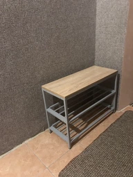 Банкетка універсальна Ferrum-decor Слайм 45x63x26 сірий ДСП Дуб Сонома 16мм (XK00016) фото від покупців 1