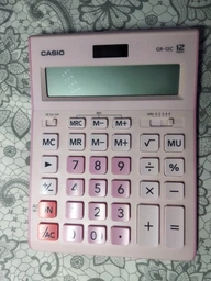 Калькулятор настільний 12-розрядний Casio GR-12C-RG-W-EP, оранжевий 209*155*34.5 фото від покупців 2