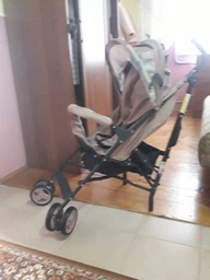 Коляска-тростина Bambi Gray Blue, блакитно-сірий M 4244 фото від покупців 4