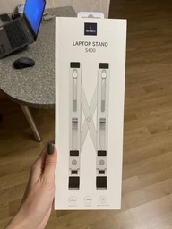 Подставка для ноутбука MacBook Air Pro WIWU S400 Laptop Stand Gray (S400) фото от покупателей 4