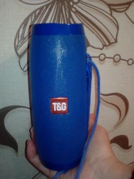 Bluetooth колонка з LED підсвічуванням TG-157 Red фото від покупців 5