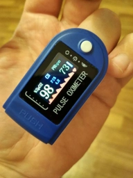 Пульсоксиметр на палець JN P01 TFT Blue електронний 5,8х3,2 см (np-JN P01) фото від покупців 15