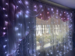 Светодиодная гирлянда Shine Lighting 120-1 Штора занавесь 240LED 2.5*2.5 метра Multicolor фото от покупателей 3