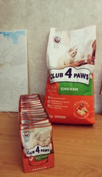 Сухий корм для кішок Club 4 Paws Преміум. Для кошенят зі смаком курки 300 г (4820083909115)