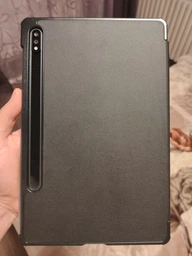 Чехол для планшета Samsung Galaxy TAB S7/S8 (T870/875/X700/X706) 11" Airon Premium с защитной пленкой и салфеткой Black (4821784622491) фото от покупателей 3