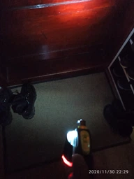 Фонарик на рулетку-поводок Flexi LED USB Ø=7 см Черный (44216) фото от покупателей 2