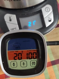 Термометр с выносным щупом для мяса Digital Cooking Thermometr SN124 и большим сенсорным лед дисплеем фото от покупателей 5