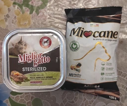 Упаковка беззерновых консервов для стерилизованных кошек Morando Migliorgatto Sterilized с курицей ягненком и овощами 100 г x 4 шт (8007520414526) фото от покупателей 1