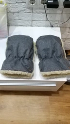Рукавички-Муфта на коляску Z&D New (Linen Gray)