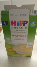 Органическая безмолочная каша HiPP Кукурузная 200 г (9062300139911) фото от покупателей 16