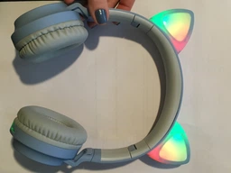 Беспроводные LED наушники с кошачьими ушками Fingertime BT028C Purple(JBT028CPurple) фото от покупателей 4