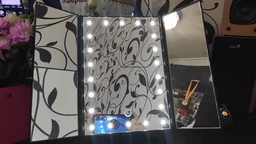Зеркало для макияжа с LED подсветкой Protech Beauty LED Black (PP-1241)