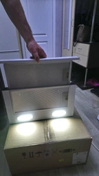 Витяжка кухонна Minola HTL 5615 WH 1000 LED фото від покупців 10