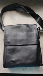 Сумка планшет через плечо мужская из натуральной кожи Laras 10t9168 Black (ROZ6206100477) фото от покупателей 8