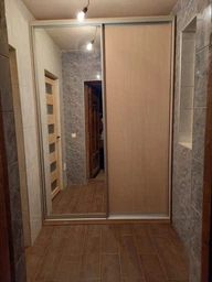 Шкаф-купе двухдверный Roko 120х242х60 см ДСП + Зеркало Белый (20200027349)