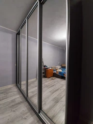 Шафа-купе чотиридверна Roko 238.4х242х60 см Дзеркало Сірий (20200027556) фото від покупців 3
