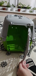 Переноска MPS 2 Pratiko 1 Plast Light Green 48 x 31.5 x 33 см Светло-зеленая (8082967013363) фото от покупателей 9
