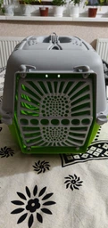 Переноска MPS 2 Pratiko 1 Plast Light Green 48 x 31.5 x 33 см Светло-зеленая (8082967013363) фото от покупателей 11