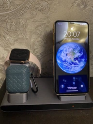 Беспроводное зарядное устройство Prestigio Revolt A1 Space Gray (PCS101A_PD) фото от покупателей 2