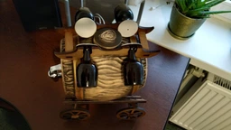 Бочка керамическая 3 л на фире с серым краном и бокалами HandMade Diptaro Ручная работа фото от покупателей 11
