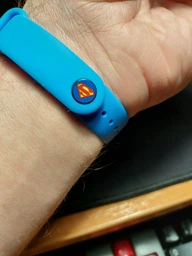 Ремешок Armorstandart Superhero Edition для Xiaomi Mi Band 7/6/5 Captain America Blue (ARM57108) фото от покупателей 11