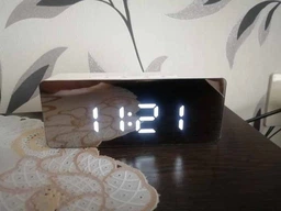 Настольные часы с будильником Beluck Mirror Clock 1 фото от покупателей 18