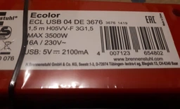 Удлинитель Brennenstuhl Ecolor 2 USB, 4 розетки 1.5 м (1153240076)