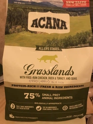 Сухой корм с мясом и рыбой для котов всех возрастов Acana Grasslands cat, 1.8 кг фото от покупателей 1