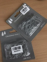 Набор крючков Christmas Decoration для подвешивания игрушек 100 шт металические (AAE970030)