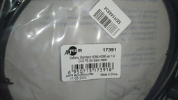 Кабель передачі відео Atcom HDMI-HDMI Standard ver 1.4 CCS PE 1.0m black (17390)