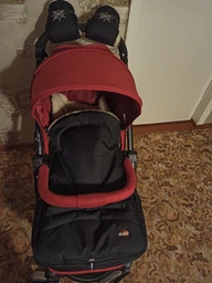 Зимний конверт-чехол на овчине в коляску,на санки For Kids Maxi (Красный) фото от покупателей 14