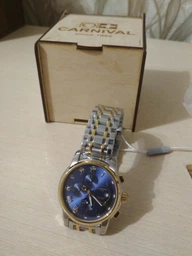 Чоловічий механічний годинник Carnival London Silver фото от покупателей 7