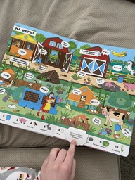 Большой виммельбух с окошками для детей 0-1-2-3 лет "Книжка звуків + секретні віконця" фото от покупателей 9