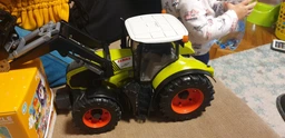 Спецтехника Bruder трактор Claas Axion 950 с погрузчиком (03013) фото от покупателей 6