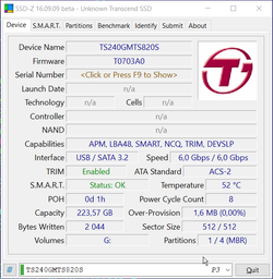 Накопичувач Transcend MTS820S 240GB M.2 2280 SATAIII (TS240GMTS820S) фото от покупателей 11