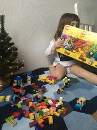Конструктор LEGO Classic Кубики и колеса 442 детали (10715) фото от покупателей 17