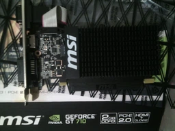 Відеокарта MSI GT 710 1Gb Low profile (GT710-1GD3H-LP) (GDDR3, 64 bit, PCI-E 2.0 x16) фото от покупателей 8