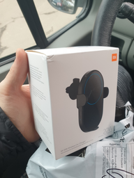 Бездротовий автомобільний зарядний пристрій Xiaomi MI QI Car Wireless Charger WCJ02ZM (GDS4108CN/GDS4127GL) фото від покупців 6