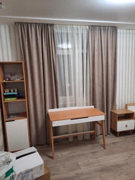 Комплект штор Декорин Микровелюр 150x250 см Синих 2 шт (ROZ6400055432)