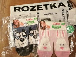 Носки Conte Happy 18С-268СП-423 23-25 р Бледно-бирюзовые (4810226437100) фото от покупателей 5