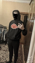 Худи Акацуки Akatsuki Тучка Наруто Naruto S (97922) фото от покупателей 2