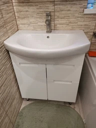 Тумба підлогова AQUA RODOS Квадро з умивальником Kolo Runa 50 см фото від покупців 19